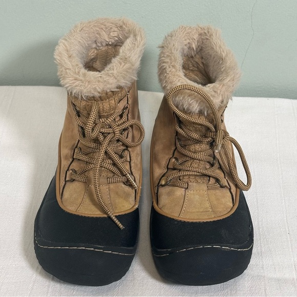 JBU by Jambu Jane Pull-On Waterproof Cold-Weather Ankle Boots-Tan/Black-Women 8 - Picture 3 of 14